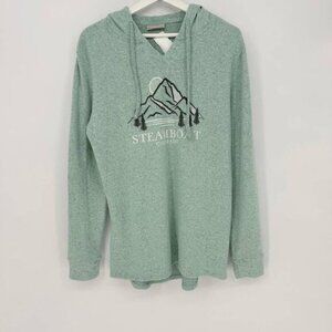Lone Rock Clothing Hoodie Women’s Size XL Steamboat Colorado Mint